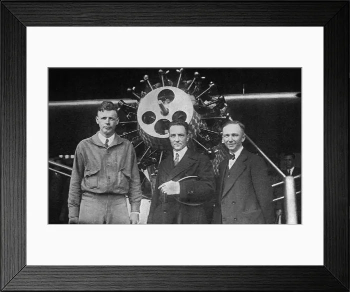Framed Print : Lindbergh / Byrd / Chamberln Framed Print : Lindbergh / Byrd / Chamberln