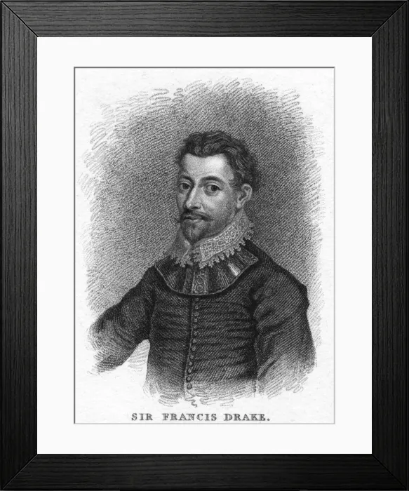 Framed Print : Francis Drake Darton Framed Print : Francis Drake Darton