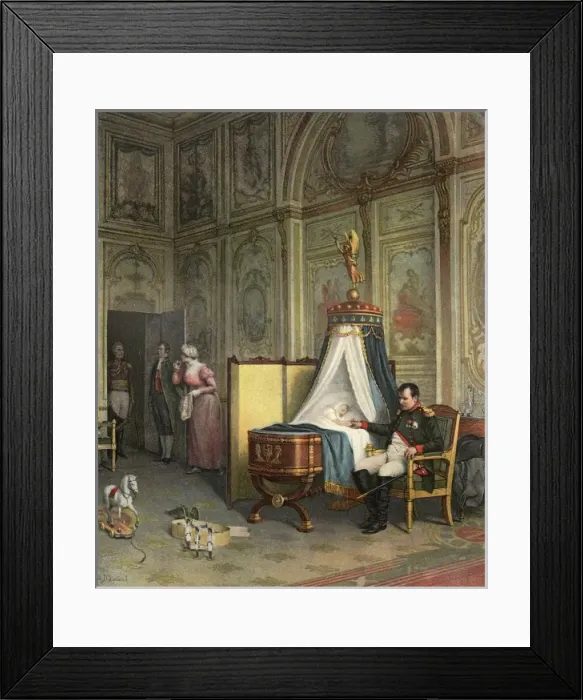 Framed Print : Napoleon as Father Framed Print : Napoleon as Father