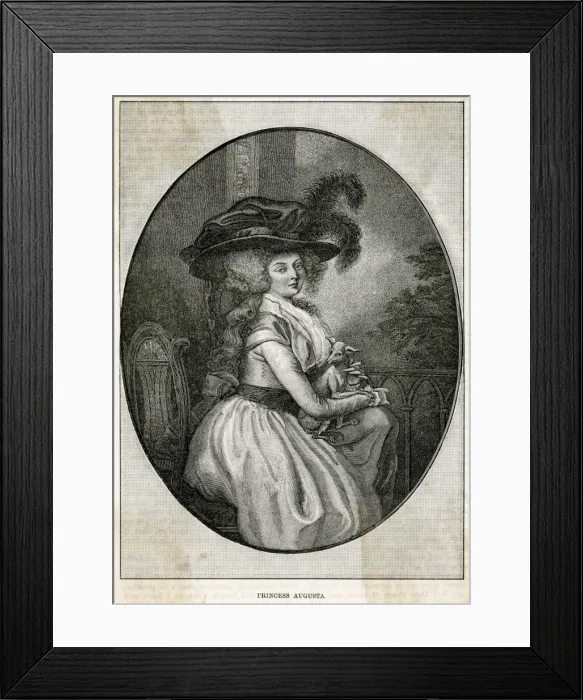 Framed Print : Princess Augusta Sophia Framed Print : Princess Augusta Sophia