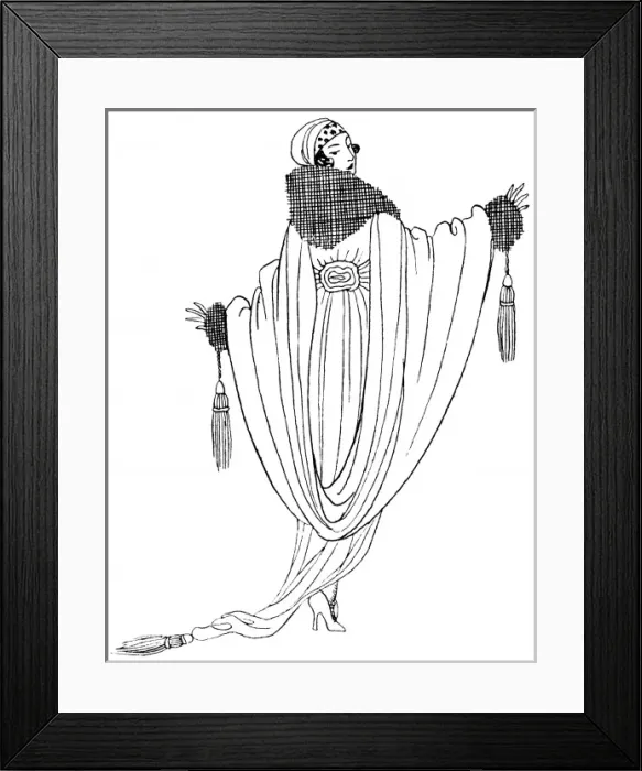 Framed Print : Evening cape 1918 Framed Print : Evening cape 1918