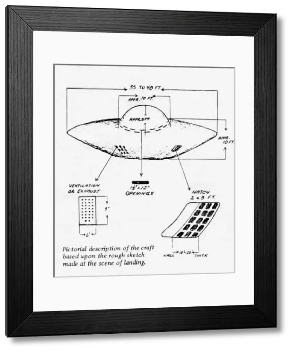 Framed Print : Ufos / Michalak Framed Print : Ufos / Michalak