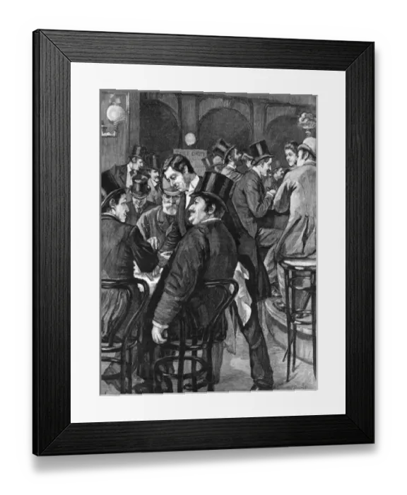 Framed Print : Businessmen at Lunch Framed Print : Businessmen at Lunch