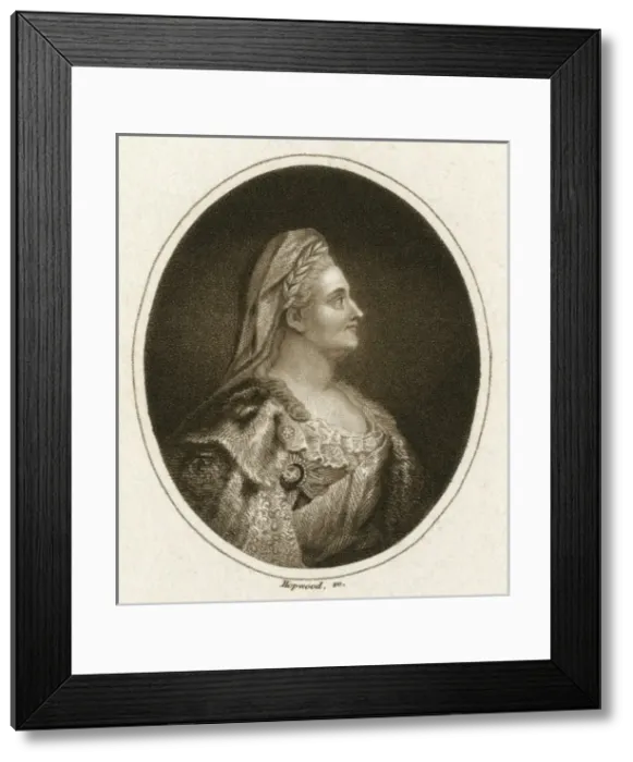 Framed Print : Catherine Ii / Hopwood Framed Print : Catherine Ii / Hopwood