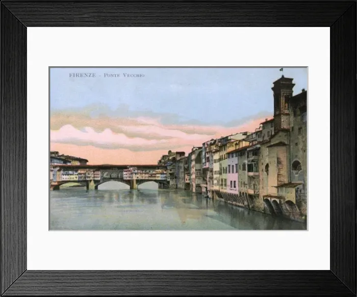 Framed Print : Florence / Ponte Vecchio Framed Print : Florence / Ponte Vecchio