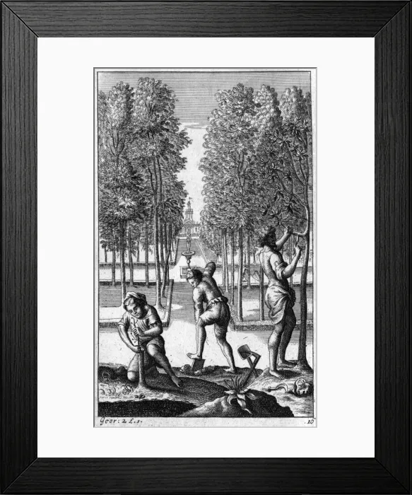 Framed Print : Roman Gardeners / Virgil Framed Print : Roman Gardeners / Virgil