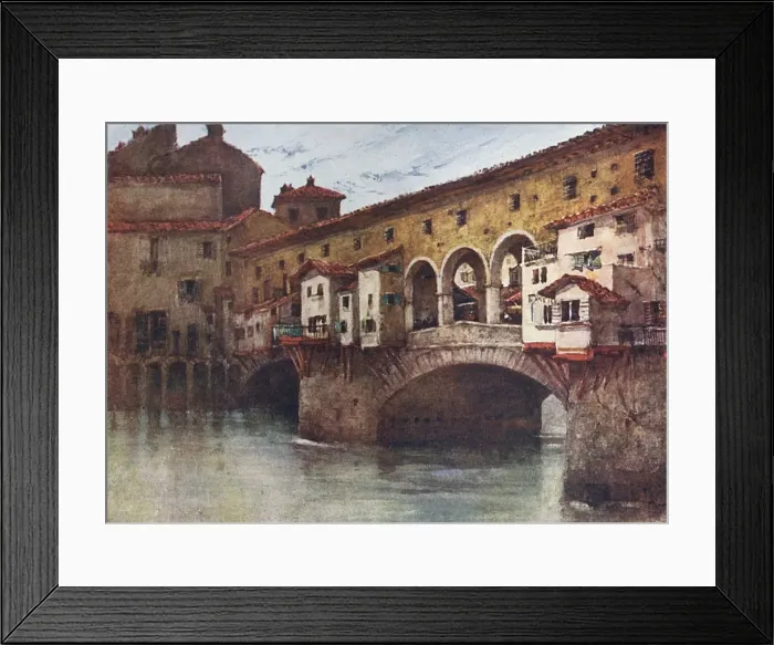 Framed Print : Florence / Ponte Vecchio Framed Print : Florence / Ponte Vecchio
