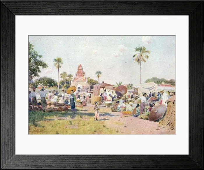 Framed Print : Burma / Taungdwingyi 1909 Framed Print : Burma / Taungdwingyi 1909