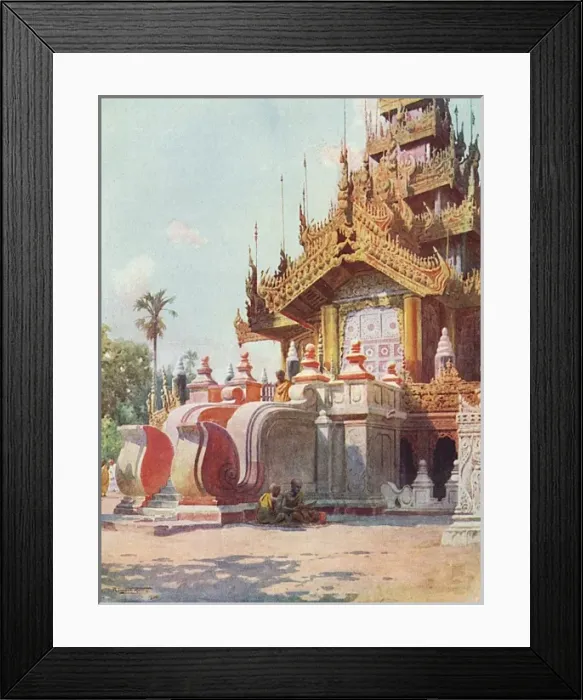 Framed Print : Burma / Mandalay Monastery Framed Print : Burma / Mandalay Monastery