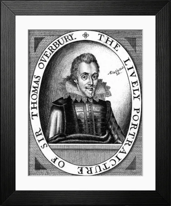 Framed Print : Thomas Overbury (Oval) Framed Print : Thomas Overbury (Oval)