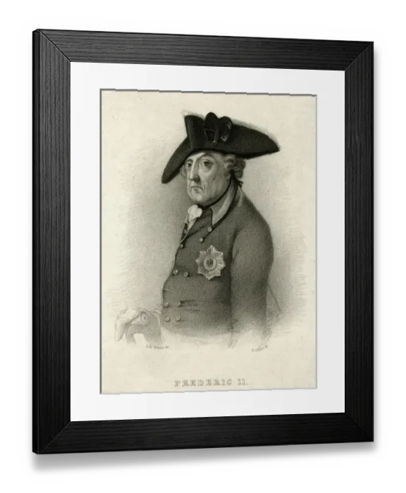 Framed Print : Friedrich Ii / Berville Framed Print : Friedrich Ii / Berville