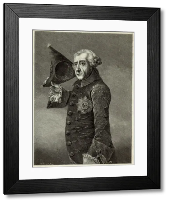 Framed Print : Friedrich Ii / Bause Framed Print : Friedrich Ii / Bause