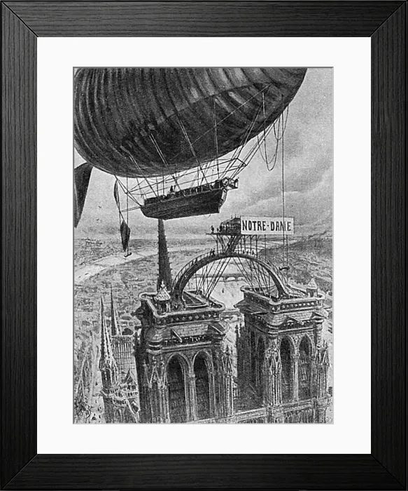 Framed Print : Airship Station Paris Framed Print : Airship Station Paris