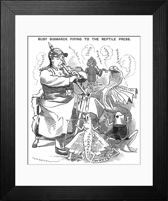 Framed Print : Bismarck & Press Exploit Framed Print : Bismarck & Press Exploit