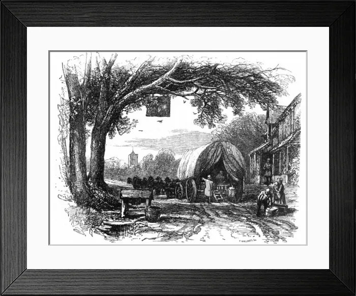 Framed Print : Road Wagon / Pic. Half Hrs Framed Print : Road Wagon / Pic. Half Hrs