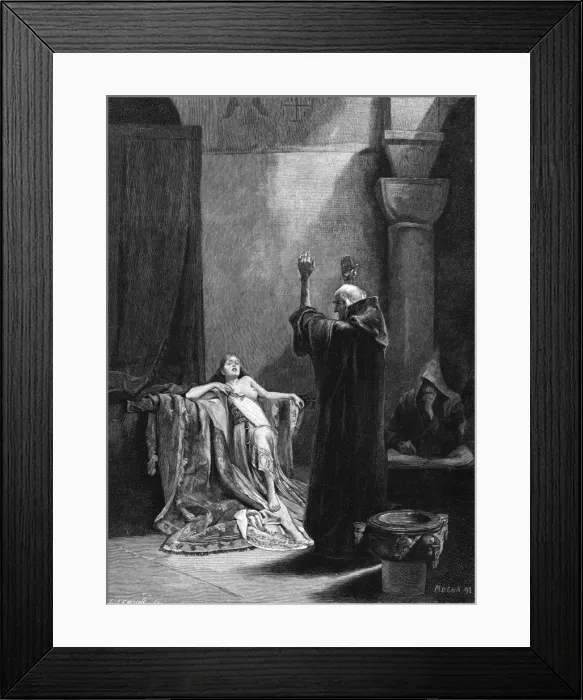 Framed Print : St Gall Exorcises Framed Print : St Gall Exorcises