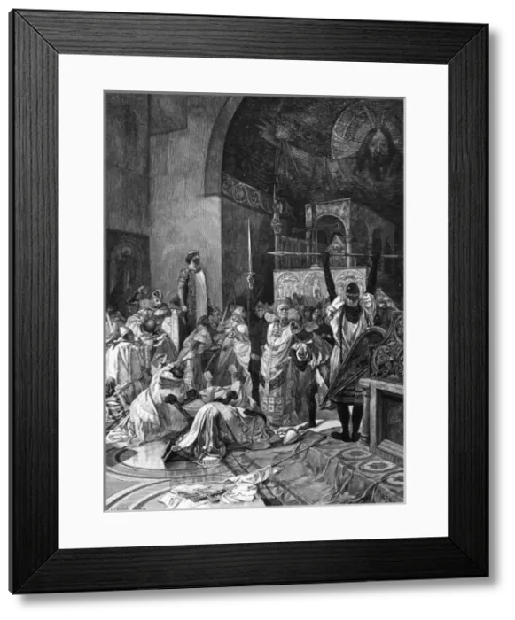 Framed Print : Heinrich V at Rome Framed Print : Heinrich V at Rome
