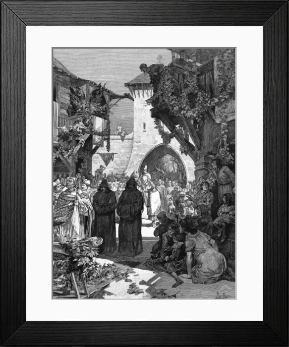 Framed Print : Lothair and Innocent Framed Print : Lothair and Innocent