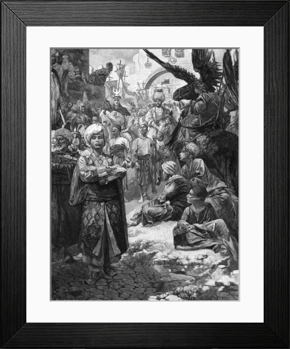 Framed Print : Friedrich in Jerusalem Framed Print : Friedrich in Jerusalem