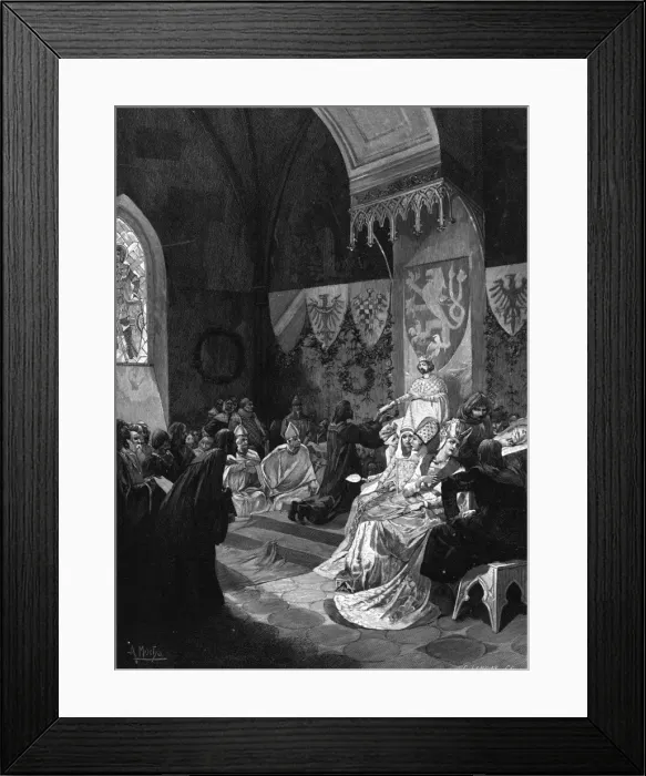 Framed Print : Carl IV at Prague Framed Print : Carl IV at Prague
