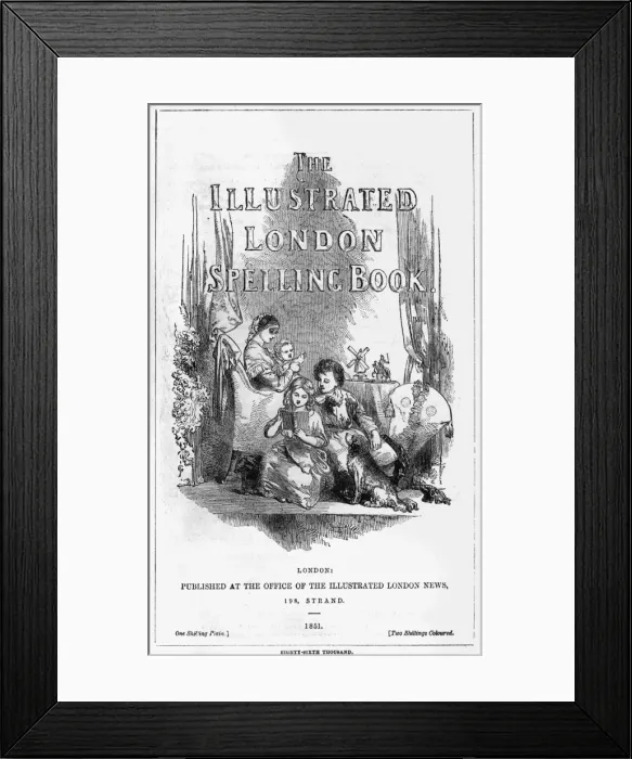Framed Print : London Spelling Book Framed Print : London Spelling Book