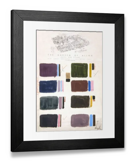 Framed Print : Dryden / Garden / Allah / 238 Framed Print : Dryden / Garden / Allah / 238