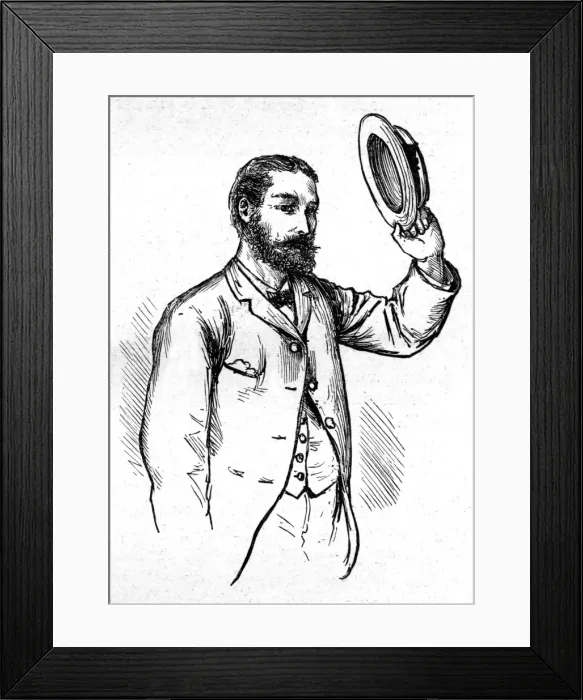 Framed Print : Etiquette / Raising Hat Framed Print : Etiquette / Raising Hat
