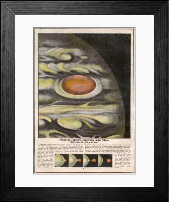 Framed Print : Red Patch on Jupiter Framed Print : Red Patch on Jupiter