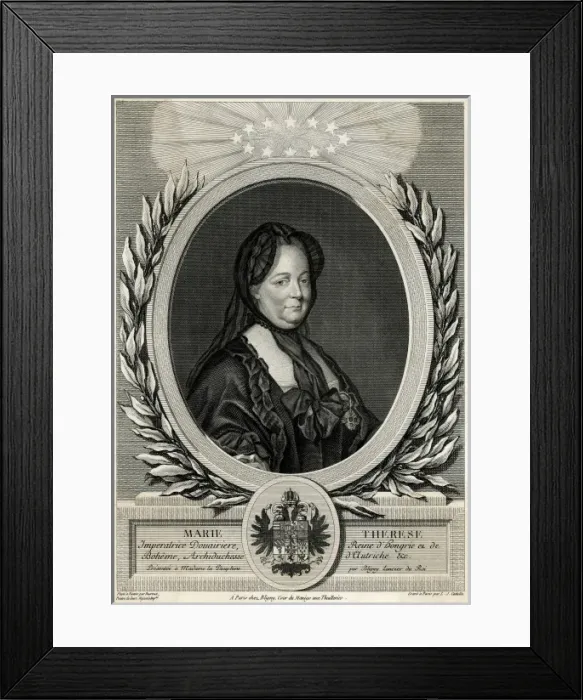 Framed Print : Maria Theresia / Ducreux Framed Print : Maria Theresia / Ducreux