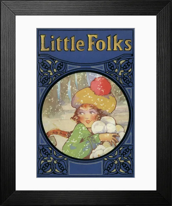 Framed Print : Little Folks 1917 Framed Print : Little Folks 1917