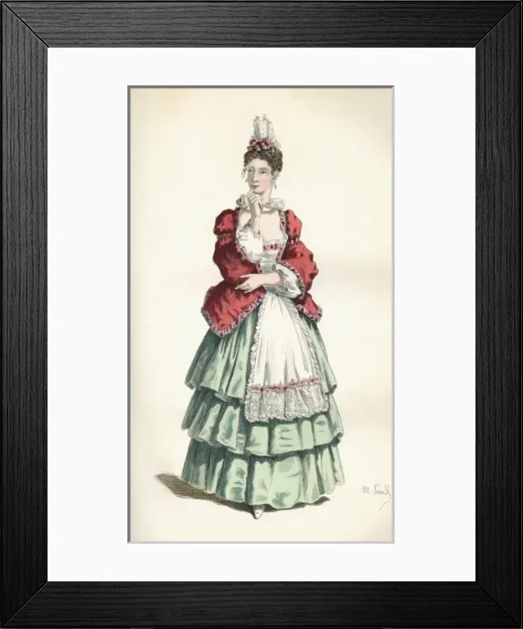 Framed Print : Moliere / Precieuses Framed Print : Moliere / Precieuses