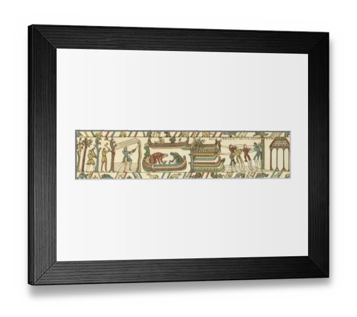 Framed Print : Bayeux Boats - 2 Framed Print : Bayeux Boats - 2