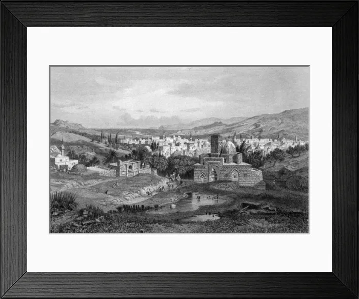Framed Print : Syria / Damascus Distant Framed Print : Syria / Damascus Distant