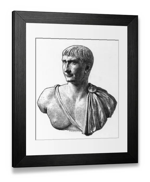 Framed Print : Marcus Ulpius Trajanus Framed Print : Marcus Ulpius Trajanus