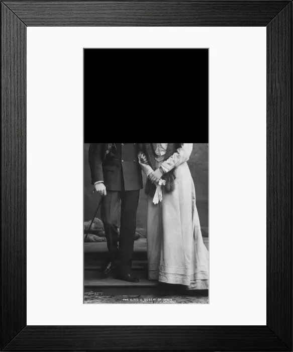Framed Print : Alfonso XIII & Ena Framed Print : Alfonso XIII & Ena