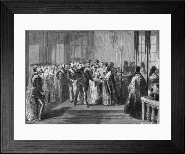 Framed Print : Alfred Weds Marie 1874 Framed Print : Alfred Weds Marie 1874