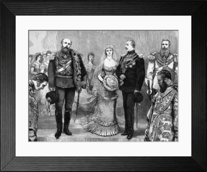 Framed Print : Prince Arthur Weds 1879 Framed Print : Prince Arthur Weds 1879