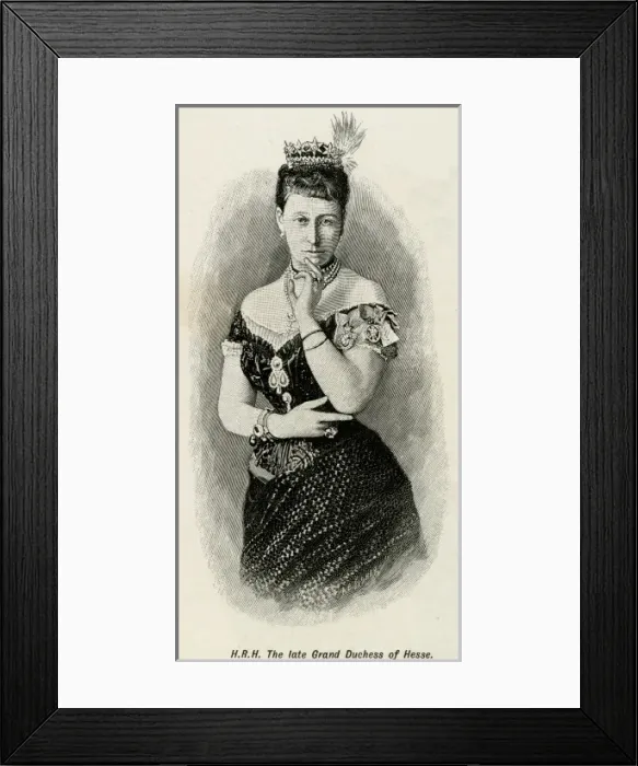 Framed Print : PRINCESS ALICE (1843-78) Framed Print : PRINCESS ALICE (1843-78)