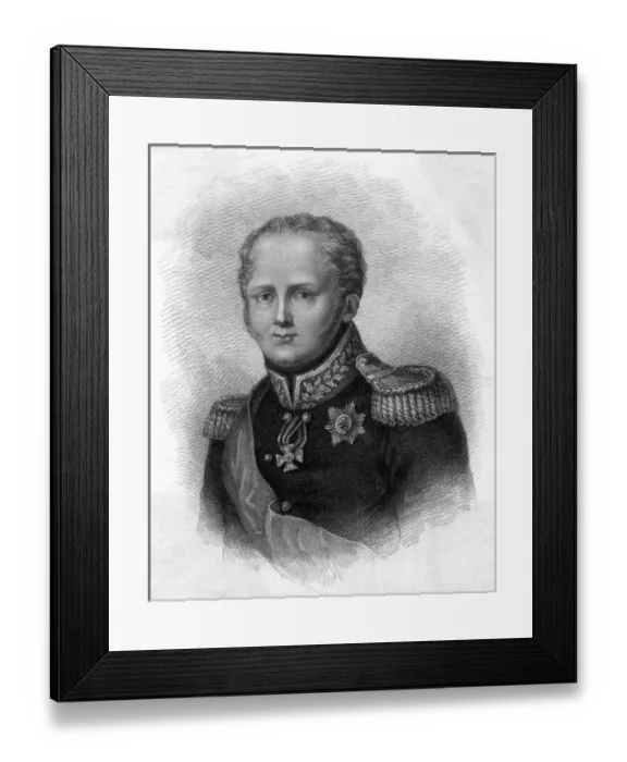 Framed Print : Alexander I / Anon 1814 Framed Print : Alexander I / Anon 1814