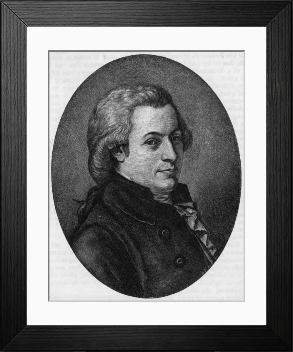 Framed Print : Mozart / Tischbein Framed Print : Mozart / Tischbein