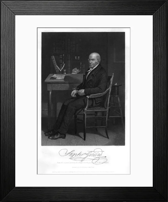 Framed Print : Stephen Girard (Chappel) Framed Print : Stephen Girard (Chappel)