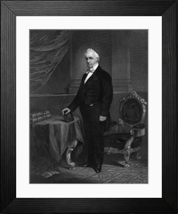 Framed Print : James Buchanan (Chappel) Framed Print : James Buchanan (Chappel)