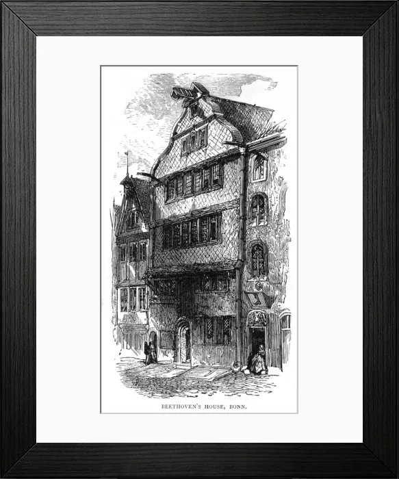 Framed Print : Beethoven / Bonn B place Framed Print : Beethoven / Bonn B place