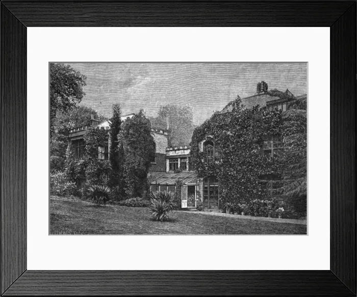 Framed Print : Tennyson Farringford Iow Framed Print : Tennyson Farringford Iow