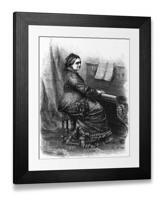 Framed Print : Clara Schumann / Girls Own Framed Print : Clara Schumann / Girls Own