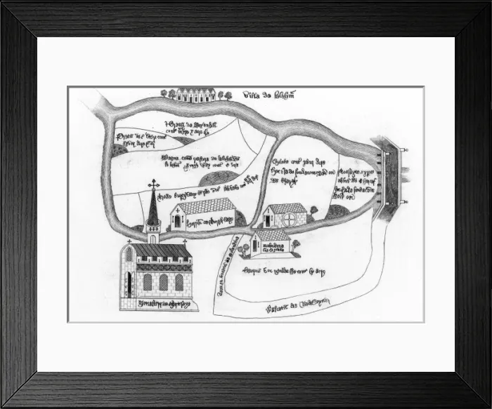 Framed Print : England / Chertsey Abbey Framed Print : England / Chertsey Abbey