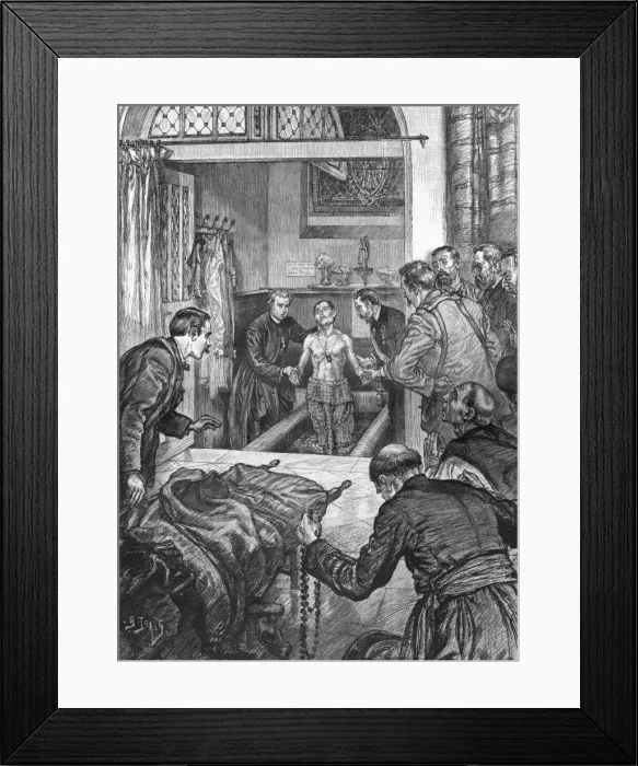 Framed Print : Immersion at Lourdes Framed Print : Immersion at Lourdes