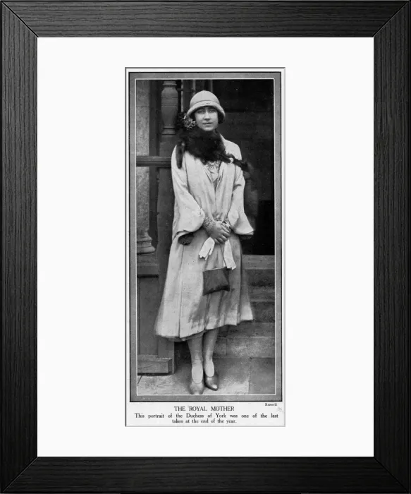Framed Print : Queen Mother as Duchess Framed Print : Queen Mother as Duchess