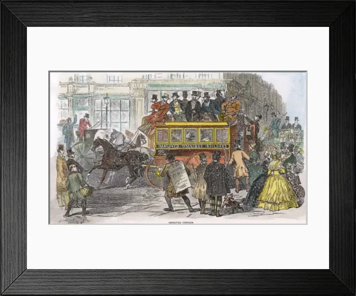 Framed Print : Adams Improved Omnibus Framed Print : Adams Improved Omnibus