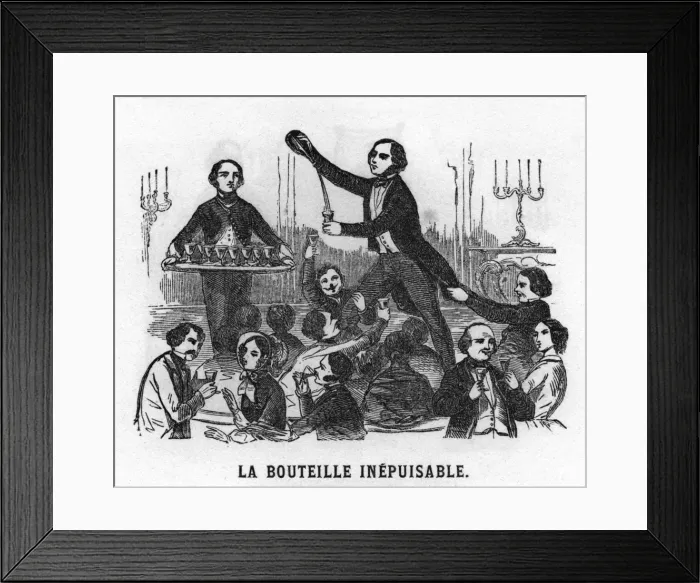 Framed Print : Houdin and Bottle Framed Print : Houdin and Bottle